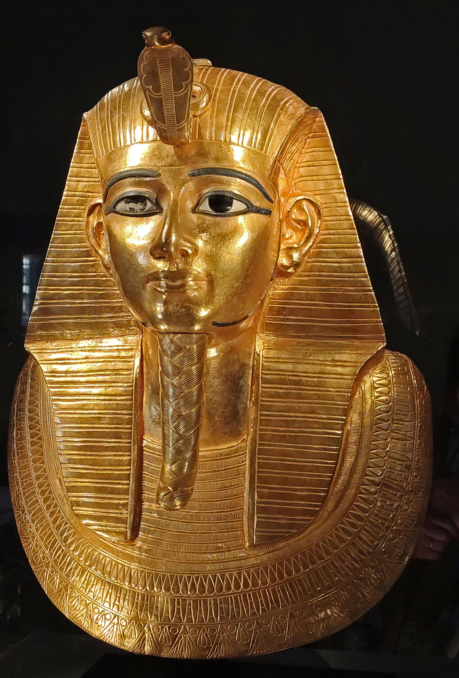 Funerary mask of Psusennes I in the Egyptian Museum Cairo
